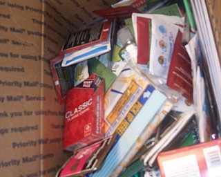 The freshmen at Struthers High School participated in The Vindicator's Operation Holiday Cheer project recently. The students put together 17 packages and wrote 180 letters to send to area soldiers.