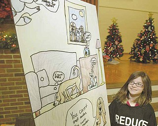 Maggie Brogan, a fourth-grader at Dobbins Elementary in Poland, won the 2011 Ohio Radon Poster Contest. She received an award from the Ohio Department of Health on Thursday.
