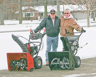 Doug and Sharon Carlile, of West Glen Drive in Boardman, are constantly helping out their neighbors. During the winter they clear snow from others’ driveways, They also take care of the devil strip on the cul de sac. In the summer they mow grass and mulch the trees and in the fall they rake leaves. The couple was one of two nominated by a neighbor to The Vindicator’s “Random Acts of Snow Kindness” contest.