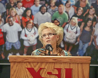 President Anderson delivers her first state of the university address.