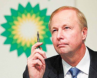 FILE - In this Nov. 2, 2010 file photo, BP PLC Chief Executive Bob Dudley speaks at a news conference at their headquarters in London. As the Gulf oil spill gushed out of control this summer, BP's financial liabilities expanded so rapidly that experts wondered if the company had drilled its last well. Only months later, though, the British oil giant has pulled itself back from the brink. 