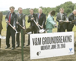 Hundreds break ground for V&M Star expansion.