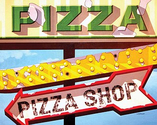 First Place: James O'Malley, "Pizza"