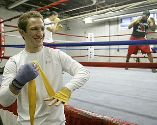 William D Lewis The Vindicator  Boxer Billy Lyell prepparing for upcoming fight in Mexico.