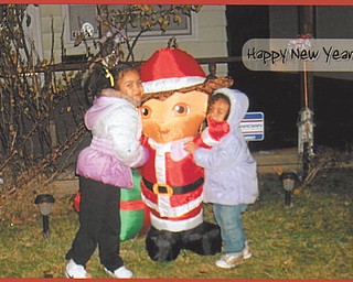 Aida Morales sent this photograph of her granddaughters, Nevaeh Rivera, 4, and London Rose Rivera, 3.