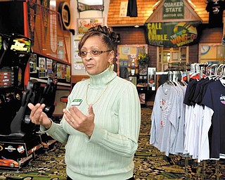 Austintown Quaker Steak and Lube manager Wanda Keller.