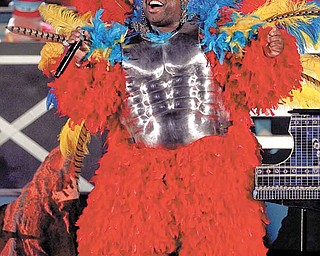 Cee Lo Green performs at the 53rd annual Grammy Awards on Sunday, Feb. 13, 2011, in Los Angeles.