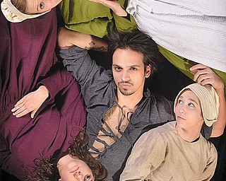 The cast of Youngstown State University Theater’s production of “The Crucible,” which opens Thursday.