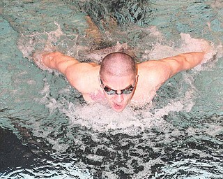 Boardman's Ryan Bailey practices at YSU Monday afternoon.