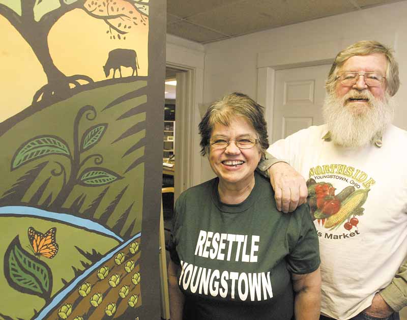 Jim Converse, manager of the Northside Farmer’s Market, and his wife, Pat Rosenthal, announced plans to turn the former Penguin Pub, on 901 Elm St., into a fresh produce store. The store also will serve as the Northeast Ohio Food Hub.