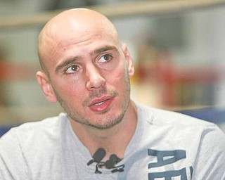 Boxer Kelly Pavlik talks to the media about his past couple of months in rehab and his future at Jack Loew's Southside Boxing Club.