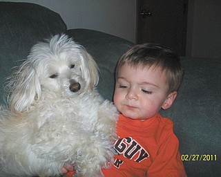 Jimmy Putko, 19 months, loves hanging out or playing with Jack! He is the son of Jim and Casey Putko of Boardman.