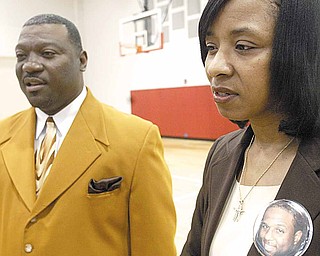 Shirlene and Sidney Hill, mother and stepfather of murder victim Jamail Johnson, discuss how they have coped with their son’s shooting death last month.
