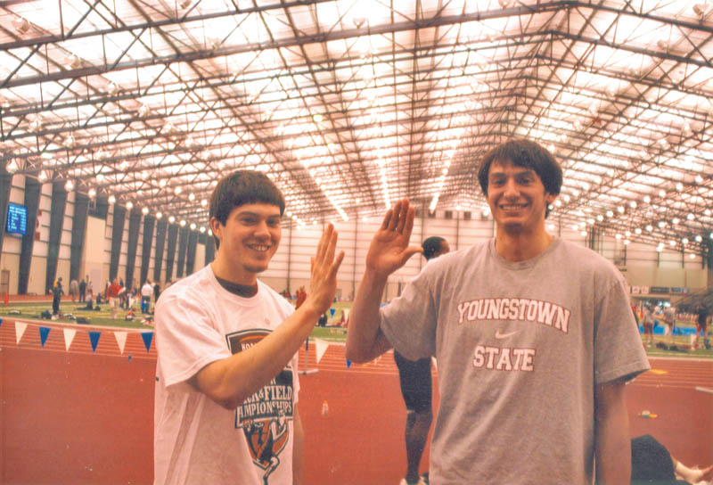 At the Horizon League track & field competition, Aaron Hartsough earned a place. Photo submitted by Lana Van Auker of Canfield.