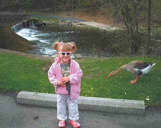 Grace Katherine Paulin, daughter of Bethany Paulin of New Middletown, enjoys a day at Yellow Creek in Struthers. Photo submitted by Bethany Paulin.