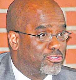 Dr. Cesar Augustine answer questions about health care practices during the Minority Physicians Conference at the Youngstown Country Club Saturday morning.