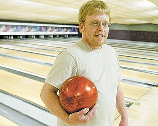 Chris Hood enjoys some bowling at Kay Lanes in Girard.