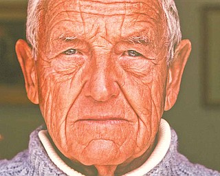 A portrait of Andrew Wyeth by Peter Ralston. Ralston gave the portrait, which was signed by Wyeth and himself, to The Butler in 2010.
