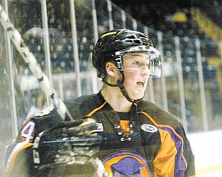 Ty Loney is seen here playing a recent game at the Covelli Centre