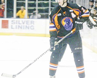 Phantom's Scott Mayfield during a game against Team USA on April 1, 2011.