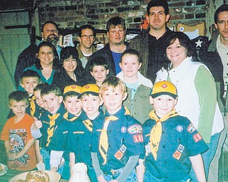 Log cabin fever: Boy Scout Troop 184 of St. Joseph Church in Austintown recently toured the Austin Log Cabin to learn about their community, how it received its name, for whom the cabin is named, how it was built, about Austintown Schools and Mahoning County. Anyone interested in a free private tour for their club, family or organization can call the Austintown Historical Society at 330-799-8051 for information on the cabin and/or the Strock Stone House, both National Historical Landmarks.