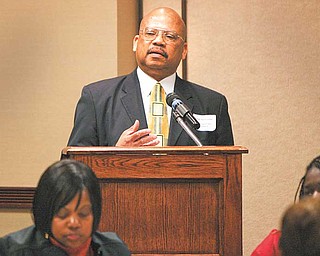 Youngstown Police Detective Sgt. David Lomax was keynote speaker for Help Hotline Crisis Center’s Victims’ Assistance Programs annual luncheon to honor victims of crime. Lomax is a member of YPD’s Family Services Investigative Unit.