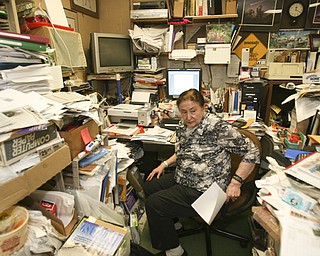 Ann Harris, a Youngstown State University professor, has an office and two storage rooms with stacks of files and drawers full of information about abandoned mines in Ohio and Pennsylvania. She’s working weekly with a university archivist who will make sure the information is properly catalogued and kept.