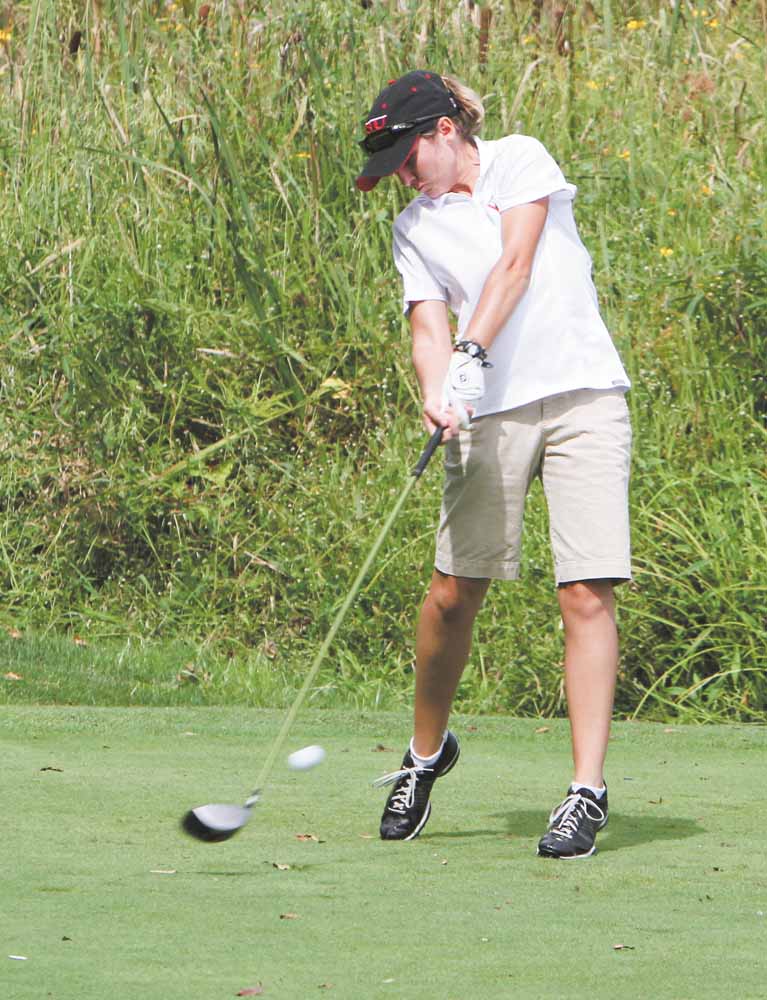 Samantha Formeck of the Youngstown State University’s women’s golf team. 