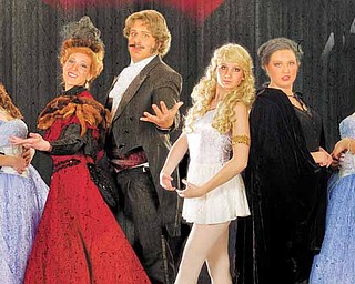 The West Branch “Phantom” cast includes Nick Caruso as The Phantom, Kaylee Yutzy as Christine, Valerine Weingart as Carlotta, Adam Shonce as Piangi, Megan Fluharty as Meg, Morgan Zamarelli as Madame Giry, Julia Harris as Christine and Evan Park as Raoul. 
