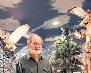 Jim Kerr, who retired after 30 years as a Beaver Local schools biology teacher, is the curator and preservationist at Beaver Creek Wildlife Education Center, which will have a ribbon-cutting ceremony at noon Saturday for the
latest addition to the facility. 
