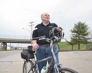 John Brown, a Warren resident and city councilman, is one person who’s opted to bike to work instead of driving. He’s pedaled his bike to his job at Thomas Steel Strip Corp., a 5-mile ride, for much of the past five years.