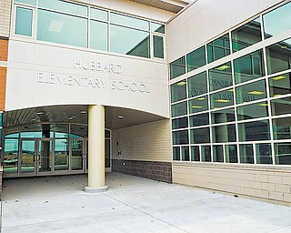 The new Hubbard Elementary School, which will open this fall, took 18 months to build. It will replace Roosevelt Elementary School, which will be torn down. The $14.6 million school is the first part of a three-stage, $56 million project that will also include a new middle school and high school.
