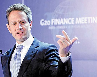 FILE - In this Feb. 19, 2011, file photo U.S. Treasury Secretary Timothy Geithner answers questions at the closing press conference of the G20 Finance summit in Paris. Five years and one financial crisis since the United States and China commenced regular high-level economic talks, fast-growing Beijing might have the upper hand Monday, May 9, 2011, in the latest round of discussions between the world's two biggest economies. While analysts don't foresee major breakthroughs at the talks Monday and Tuesday, China's expanding economic might will give it greater leverage now.