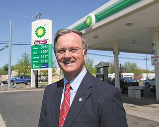 State Rep. Ronald V. Gerberry of Austintown, D-59th, plans to introduce legislation that would create a state commission that would review what gasoline companies charge and require them to justify the prices. Gerberry announced the proposal at a BP station in Liberty Township.
