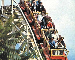 Blue Streak at Conneaut Lake.