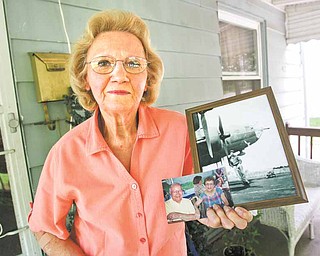 Dixie Lee Kosovec, 75, of McDonald had a World War II bomber named after her, thanks to an uncle, Andy Bugzavich, who fought in the war. After three missions, the bomber was shot down over France.
