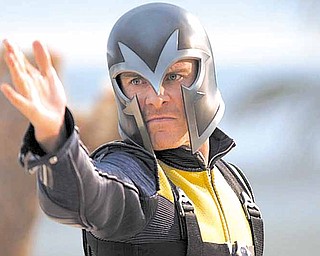 Michael Fassbender potrays Erik Lehnsherr, who has the power to control magnetism, in 'X-Men: First Class.'