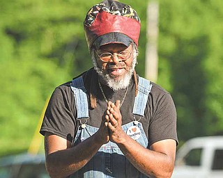 Urban gardening advocate Maurice Small of Cleveland
