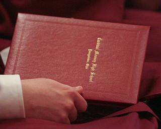 ROBERT K. YOSAY | THE VINDICATOR --..Cardinal Mooney's 53 Annual Commencement at Stambaugh Auditorium . -30-..(AP Photo/The Vindicator, Robert K. Yosay)