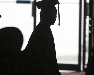 ROBERT K. YOSAY | THE VINDICATOR --..Cardinal Mooney's 53 Annual Commencement at Stambaugh Auditorium . -30-..(AP Photo/The Vindicator, Robert K. Yosay)