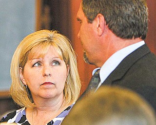 Linda and Scott Adair pleaded guilty Wednesday to embezzling about $1.3 million from Scott Adair’s former business Southwind Trucking Inc. in Austintown. A plea agreement was reached.