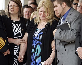 NEW CASTLE, PA - JUNE 11: Kathie Kirkwood Greenawalt, mother to Staff Sgt. Edward Mills Jr. mourns the death of her son on June 11, 2011 in New Castle, PA. (photo by: Justin K. Aller)