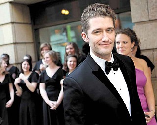 Matthew Morrison of the television show "Glee" arrives at the Goodman Theatre Gala in Chicago, Illinois, on May 21, 2011. (Chris Sweda/Chicago Tribune/MCT)