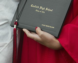 ROBERT K. YOSAY | THE VINDICATOR --..tassel and diploma - Canfield High School 2011 graduation at the Stadium - .. -30-..(AP Photo/The Vindicator, Robert K. Yosay)