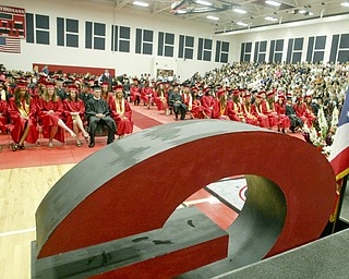William D Lewis the Vindicator Girard HS 2011commencement ceremony Sunday at GHS.