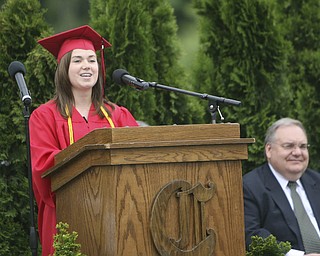 ROBERT K. YOSAY | THE VINDICATOR --..Canfield High School 2011 graduation at the Stadium - .. -30-..(AP Photo/The Vindicator, Robert K. Yosay)