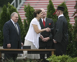 ROBERT K. YOSAY | THE VINDICATOR --..Canfield High School 2011 graduation at the Stadium - .. -30-..(AP Photo/The Vindicator, Robert K. Yosay)