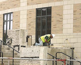 Two major projects began in April and are expected to take six months to complete at the building.