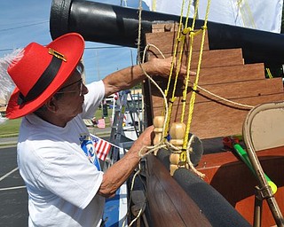 Image from the 31st Annual Small Ships Revue at Quaker Steak and Lube in downtown Sharon, Pa. on Friday, July 1, 2011. Photography by Katie Libecco.
