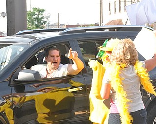Image from the 31st Annual Small Ships Revue at Quaker Steak and Lube in downtown Sharon, Pa. on Friday, July 1, 2011. Photography by Katie Libecco.